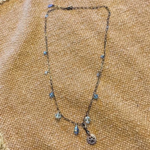 Jewelry - 🆕🐶🐾Adjustable necklace NWOT Removable paw charm